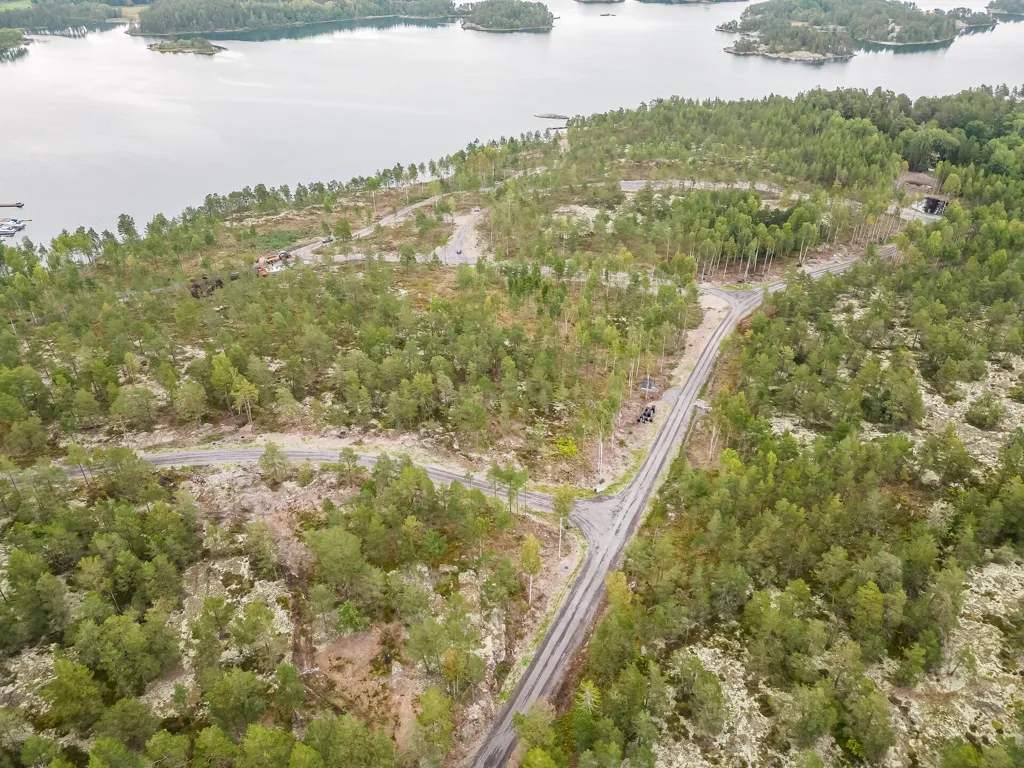 Vue aérienne - Building Plot with Water Access in Gryts Archipelago
