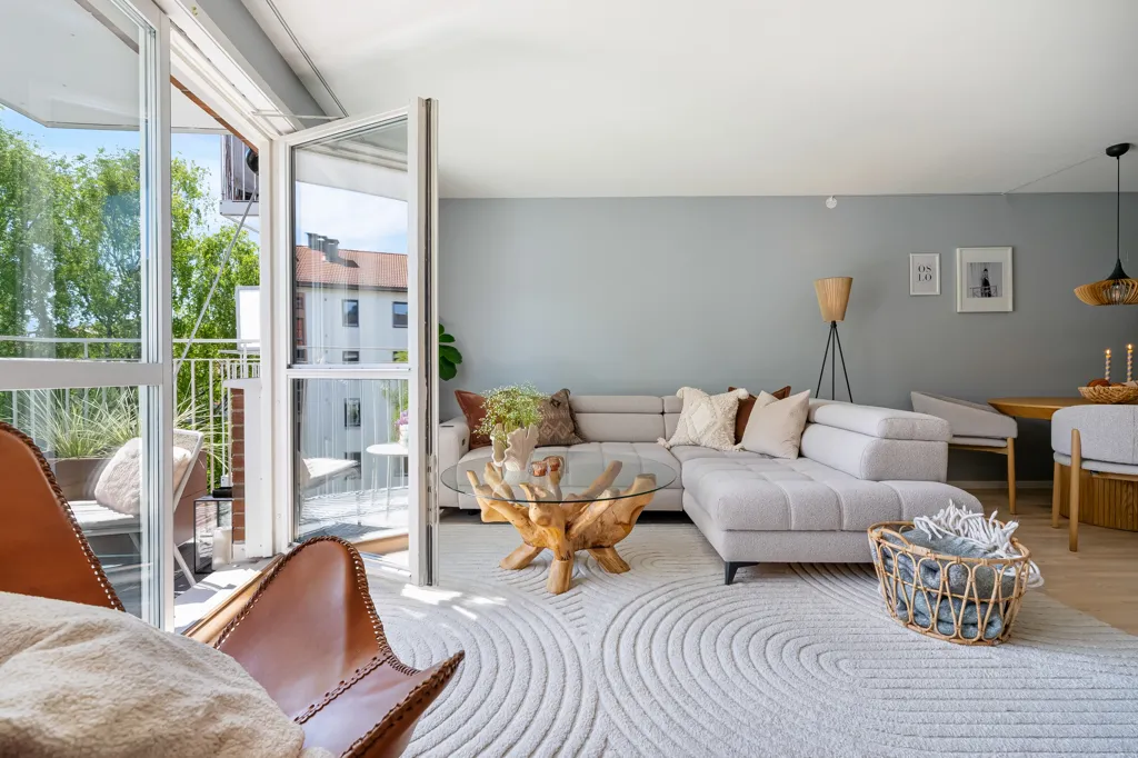 Elutuba - 2-Bedroom Apartment with Balcony in Oslo