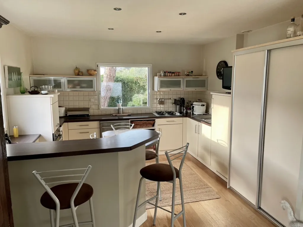 Kitchen - Architectural House with Pool in Bruz