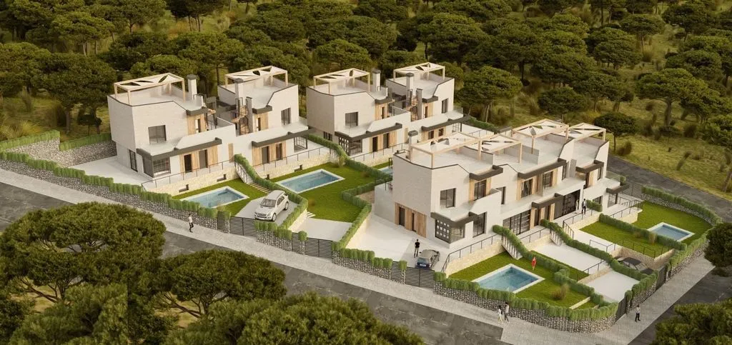 New Build Semi-Detached Villa with Pool in Polop