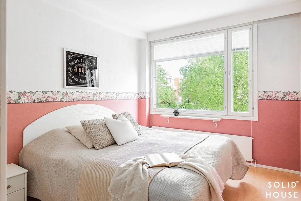 Bedrooms - Spacious Apartment with Balcony in Laitila
