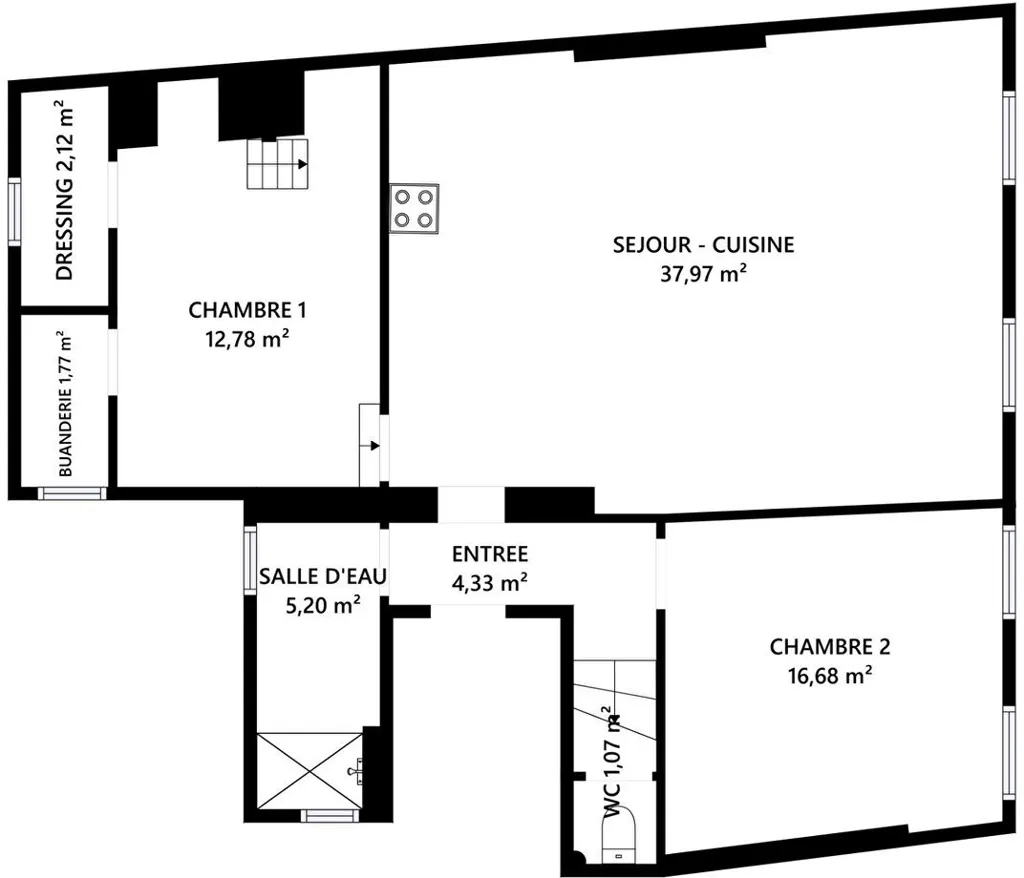 Plaan - Flat with Views in Historic Avignon