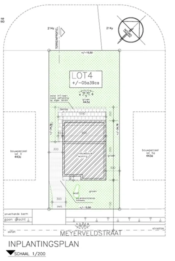 Plan - Maison Contemporaine dans un Cadre Champêtre à Rillaar
