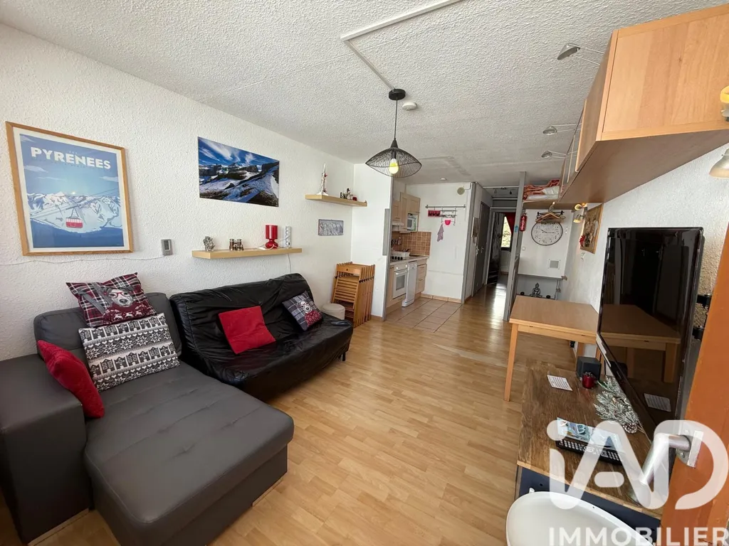 Soggiorno - 2-Bedroom Apartment with Mountain View in La Mongie
