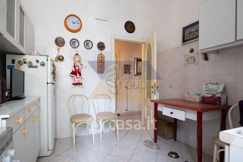 Cuisine - Bilocale with Garden in Historic Building, Testaccio, Rome