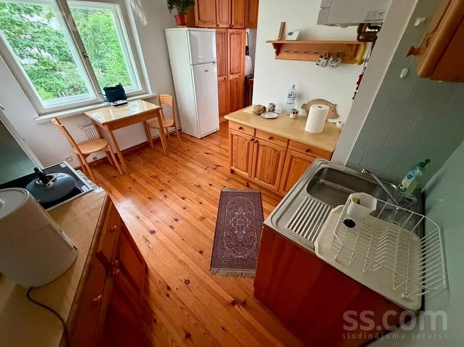 Köök - Historic Flat with Balcony in Āgenskalns, Riga