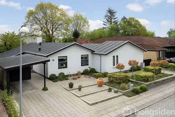 Vue aérienne - 1-Plan Villa with Garden in Vejle