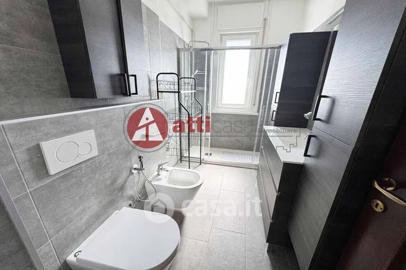 Bathrooms - Bi-Level Attic Apartment with Sea View in Trieste