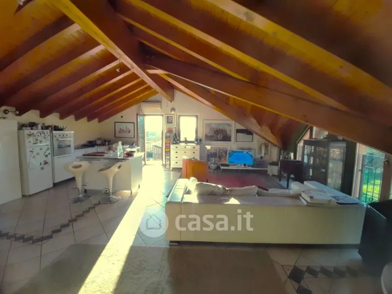 Living Room - Penthouse with Balcony in Treviglio