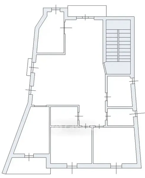 Plaan - Quadrilocale with Balcony in Butera