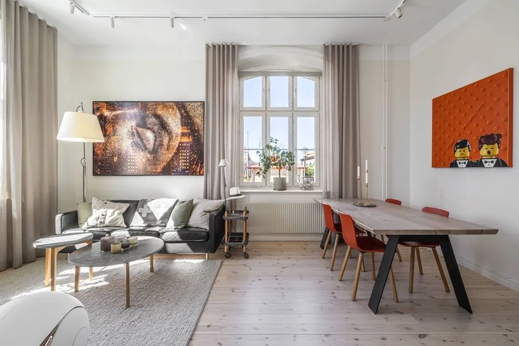 Séjour - Jugendstil Apartment with Vättern View in Jönköping
