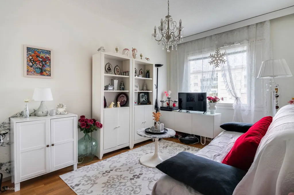 Living Room - City Centre Apartment with Balcony in Helsinki