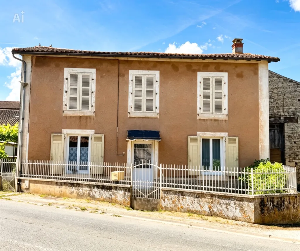 Välivaade - Bourg House to Renovate with Garden in Chenay