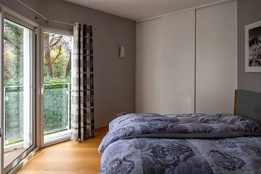 Bedrooms - Architect-Designed House with Mountain View in Échenevex