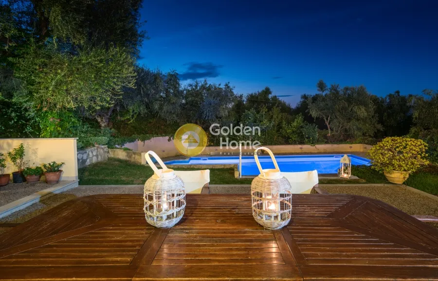 Piscine - Villa with Sea View in Arkadi - Tragaki