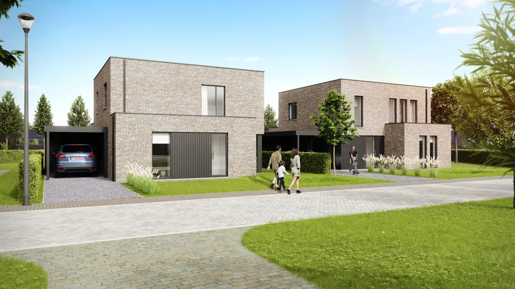 Maison Neuve 4 Façades dans Le Chêne à Affligem