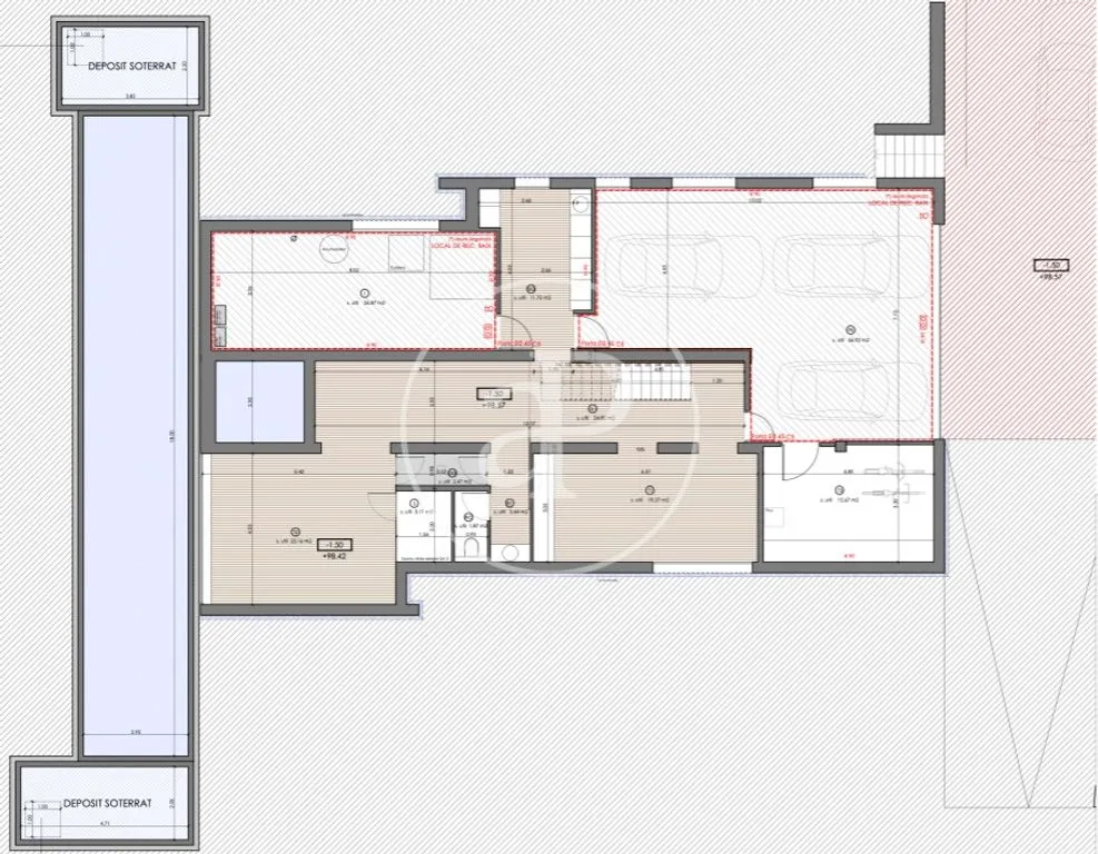 Plan - Contemporary Villa with Pool in Begues