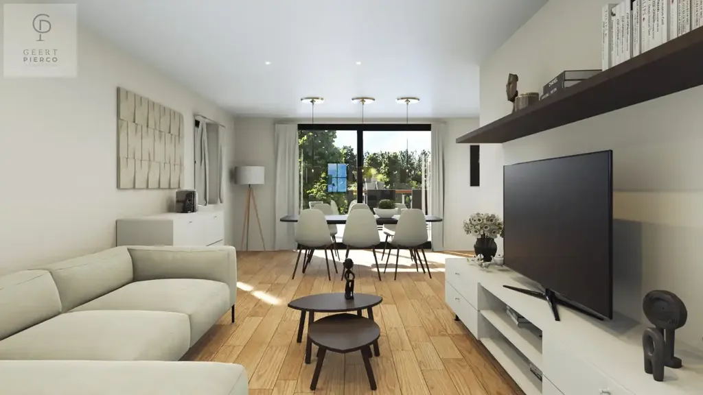 Séjour - Duplex avec terrasse dans un projet exclusif