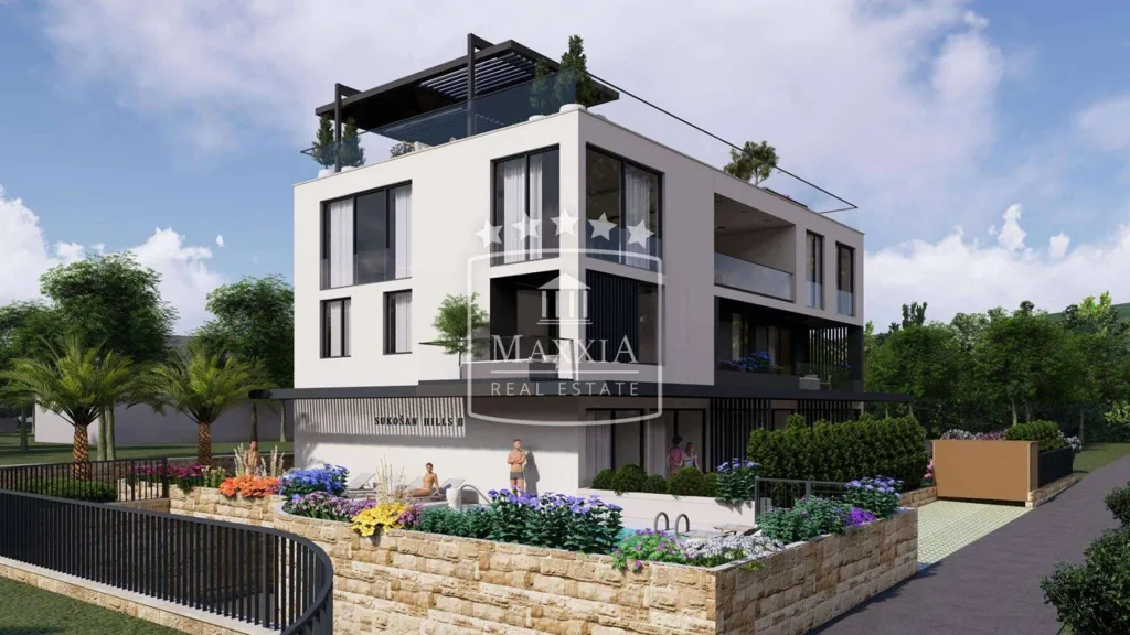 Penthouse with Sea View in Sukošan