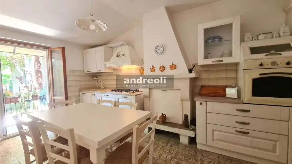 Köök - Cielo Terra with Panoramic Terrace in San Marcello