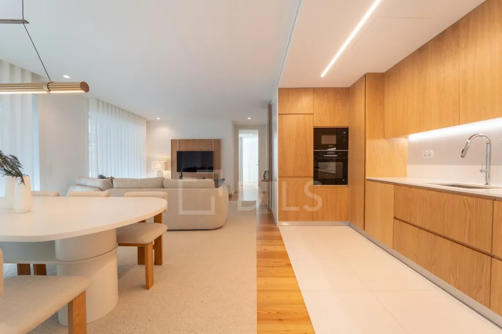 Köök - Apartment with Sea View in Vila Nova de Gaia
