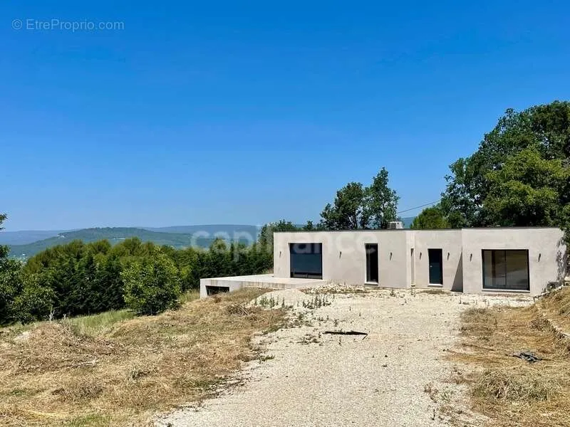 Extérieur - Villa Moderne avec Vue sur le Luberon à Vaucluse