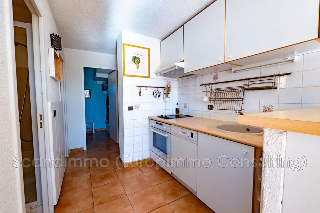 Cucina - Duplex Apartment with Terrace in Collioure