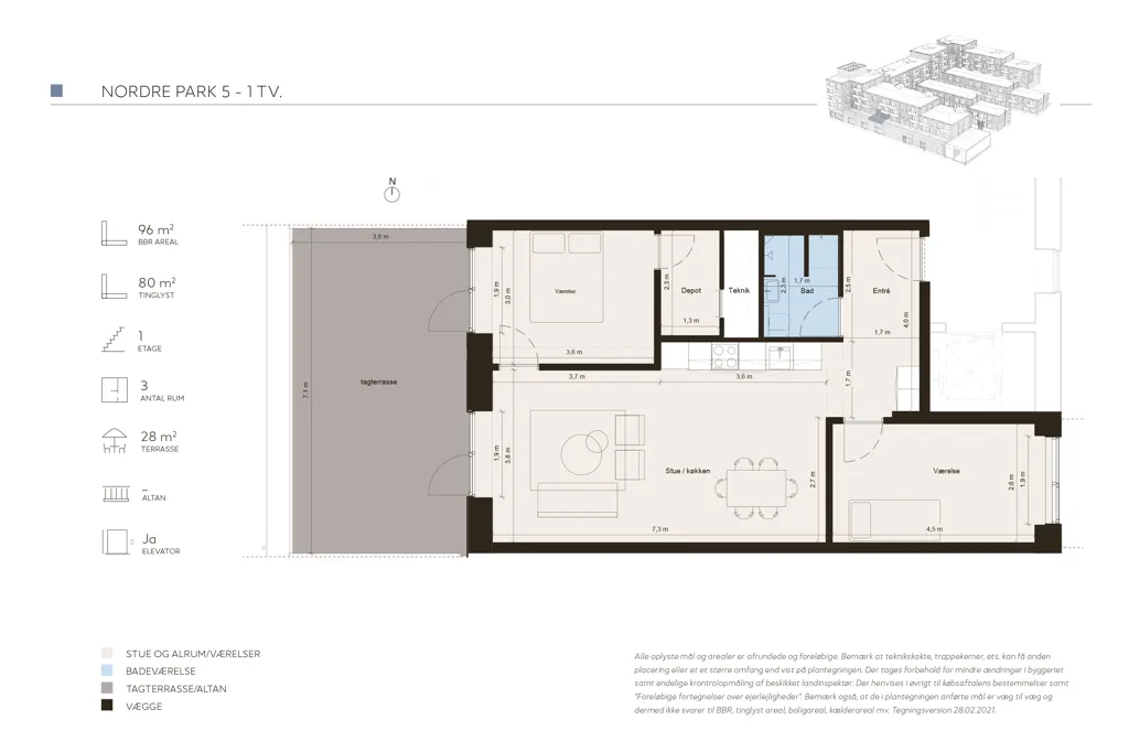 Plaan - Apartment with View in Svendborg