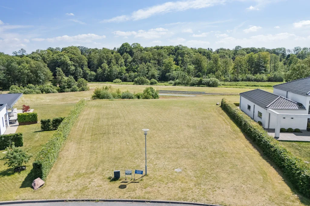 Vue aérienne - Contemporary Villa with River View in Odense