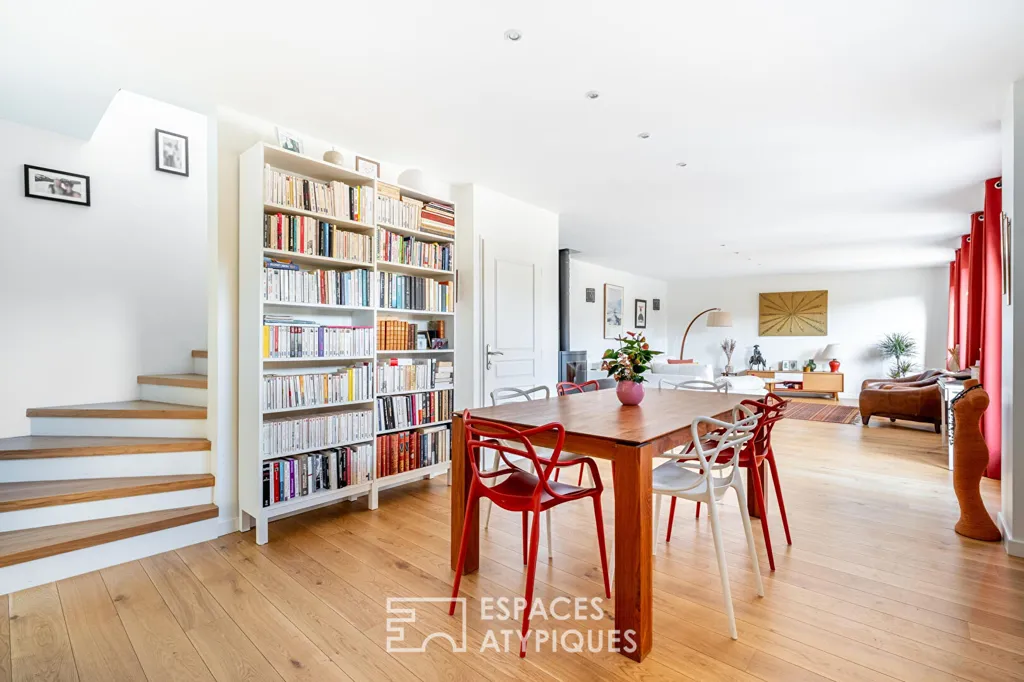 Söögituba - Renovated Farmhouse with Pool in Dardilly