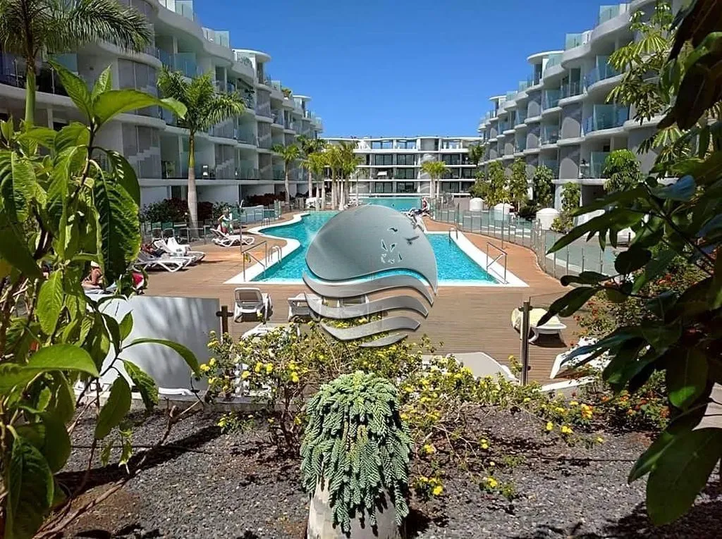 Piscine - Luxury Apartment with Pool in Palm-Mar, Arona