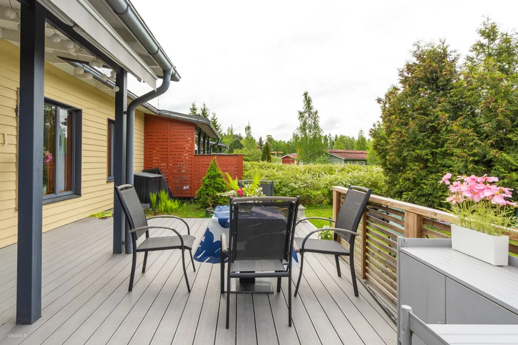 Terrasse - Modern Bungalow with Garden in Lempäälä