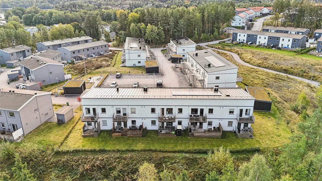 Vue aérienne - Stylish Apartment with Balcony near Mälaren