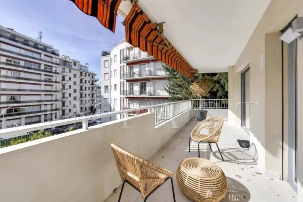 Balcon - Appartement de luxe avec terrasse à Cannes