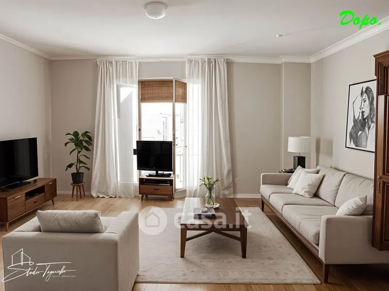 Séjour - Spacious Trilocale with Balcony in Palagiano