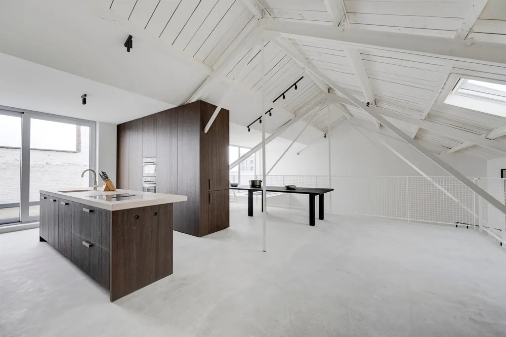 Köök - Renovated Loft with Terrace on Eilandje