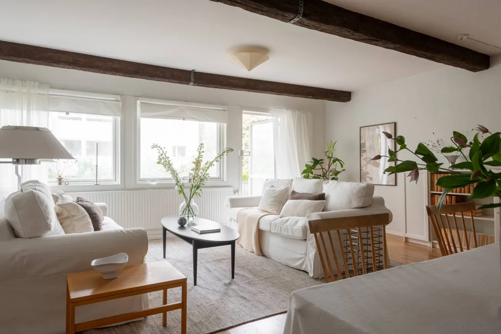 Séjour - Apartment with Balcony in Stockholm