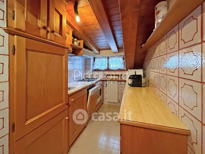 Cuisine - Penthouse with Panoramic Terrace in Cortina d'Ampezzo