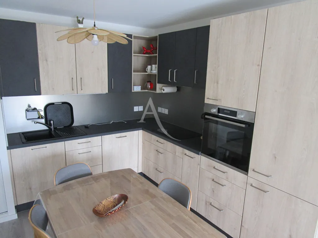 Köök - Modern Flat with Balcony in Saint Jean de Monts Centre