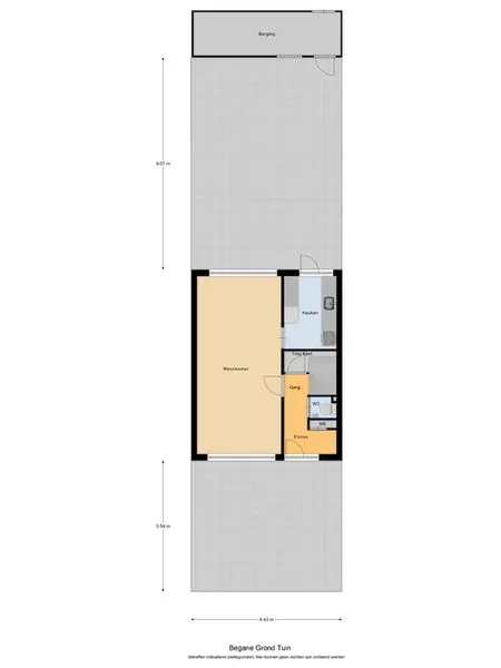 Planimetria - Family-Friendly Semi-Detached House in Hapert