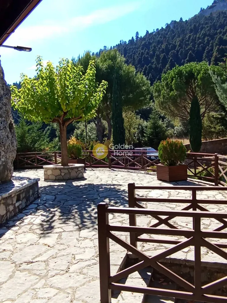 Terrace - Villa with Mountain View in Amfissa