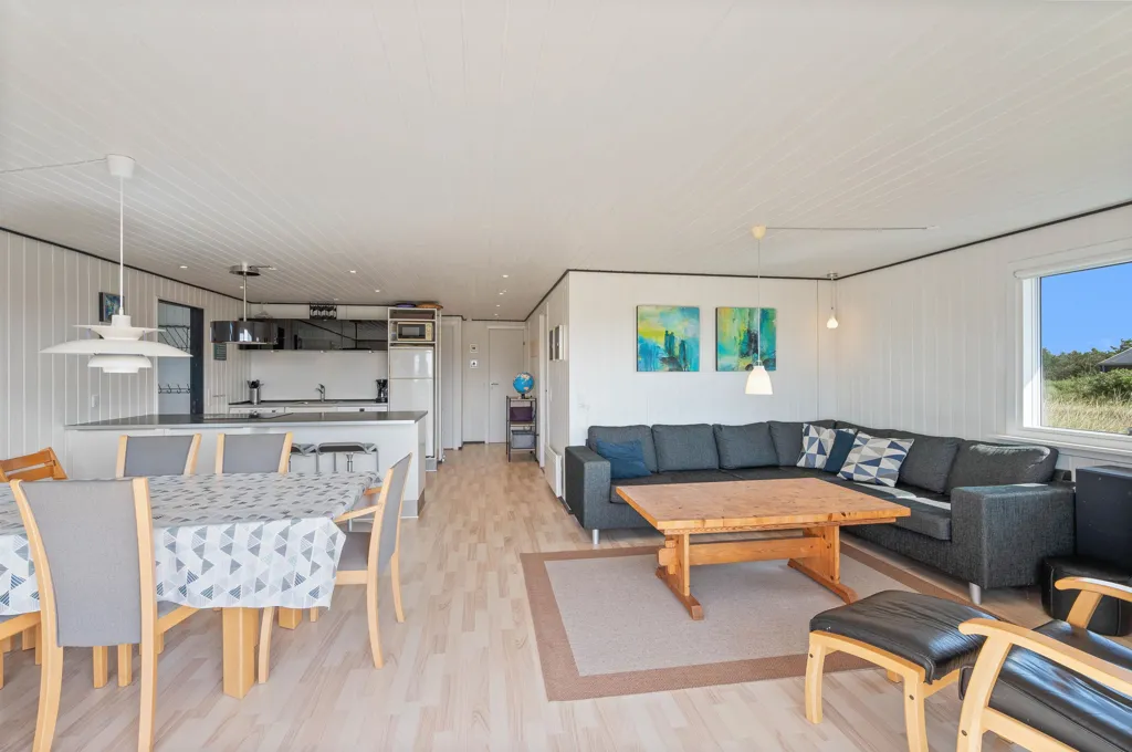 Soggiorno - Modernised Summerhouse with Sea View in Klegod