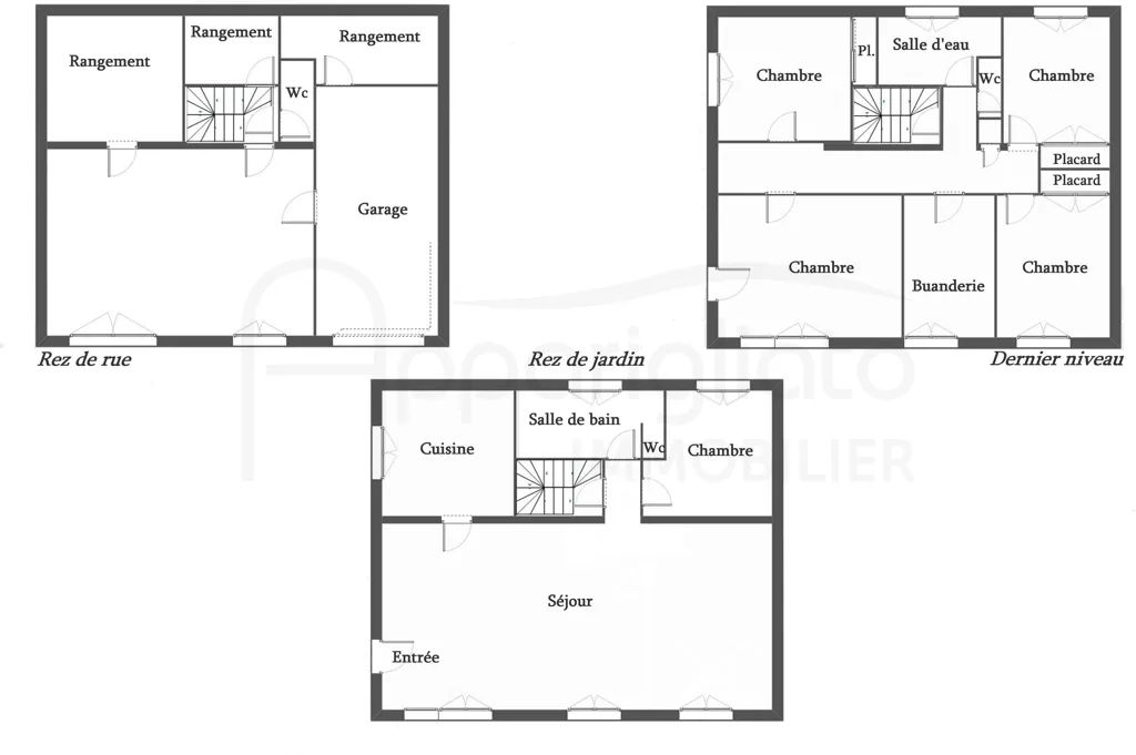 Floor Plan - Individual House with Garage in Blagnac