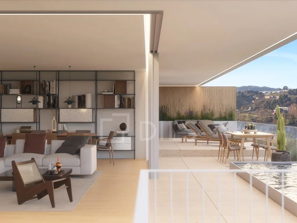 Séjour - T3 Apartment with Private Pool, Rio View, Porto