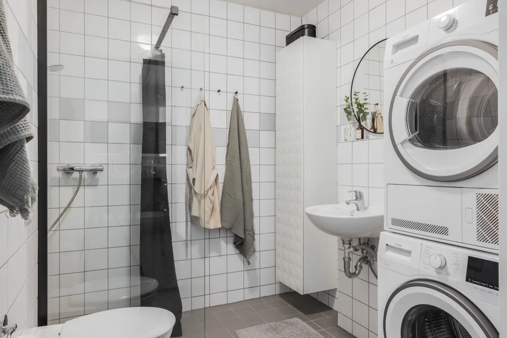 Salles de bain - Apartment with Sea View in Västra Hamnen, Malmö