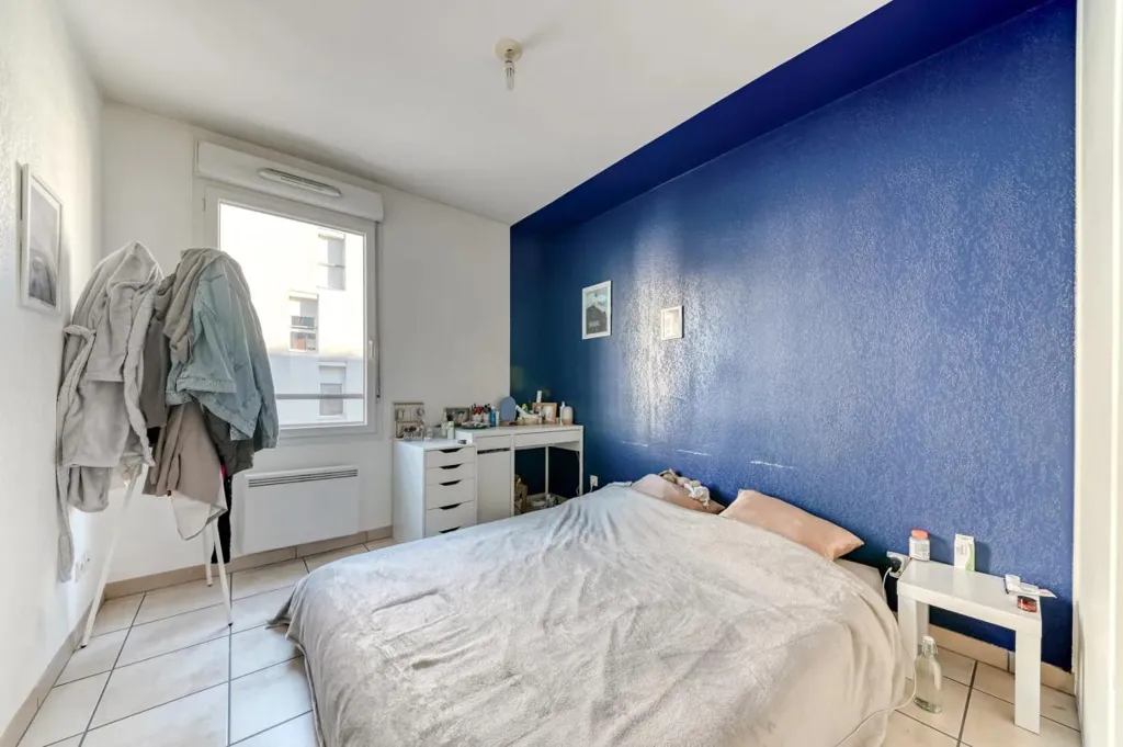 Chambres - Appartement 3 Pièces avec Balcon à Lyon 7ème