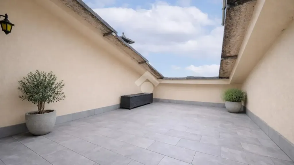 Terrace - Apartment with Panoramic Terrace in Roverè Veronese