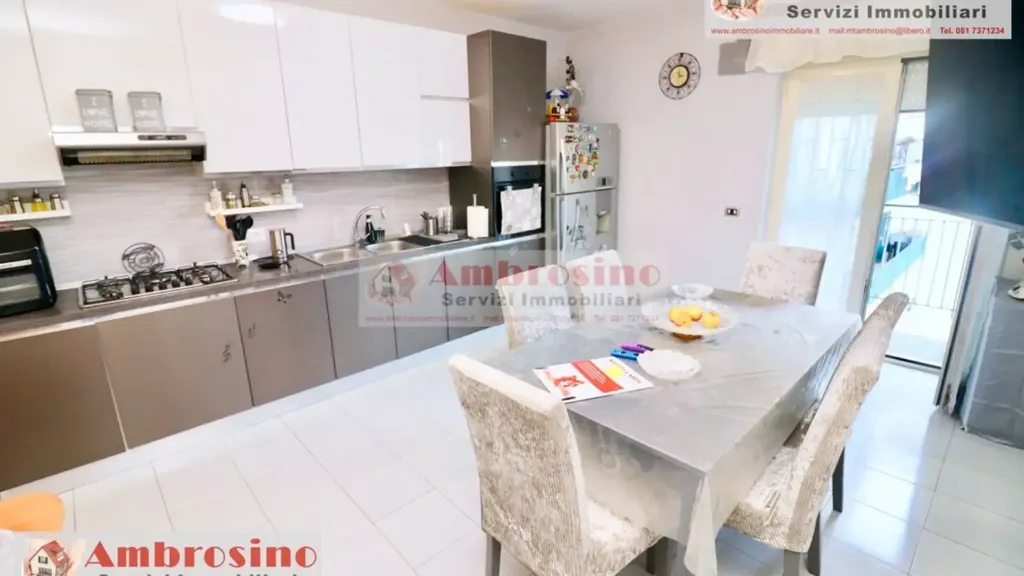 Cuisine - Panoramic Apartment in Private Park, Giugliano