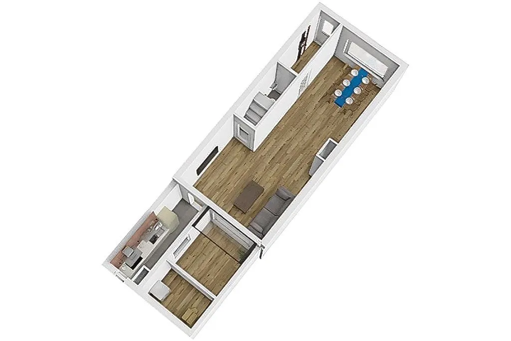 3-toaline maja asukohas Leiden