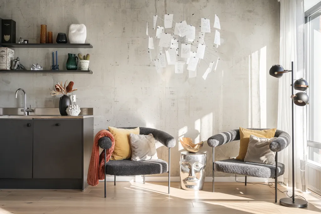 Séjour - Modern Flat with Balcony in Norra Sorgenfri